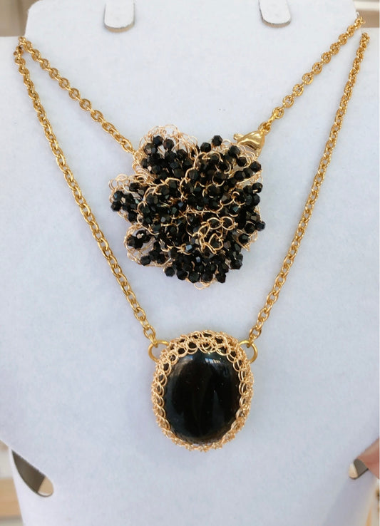 Colgante Obsidiana